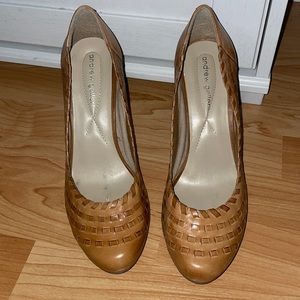 Tan summer heels